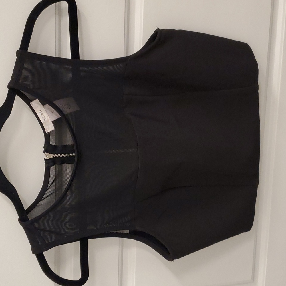Black two toned crop top. Great condition.